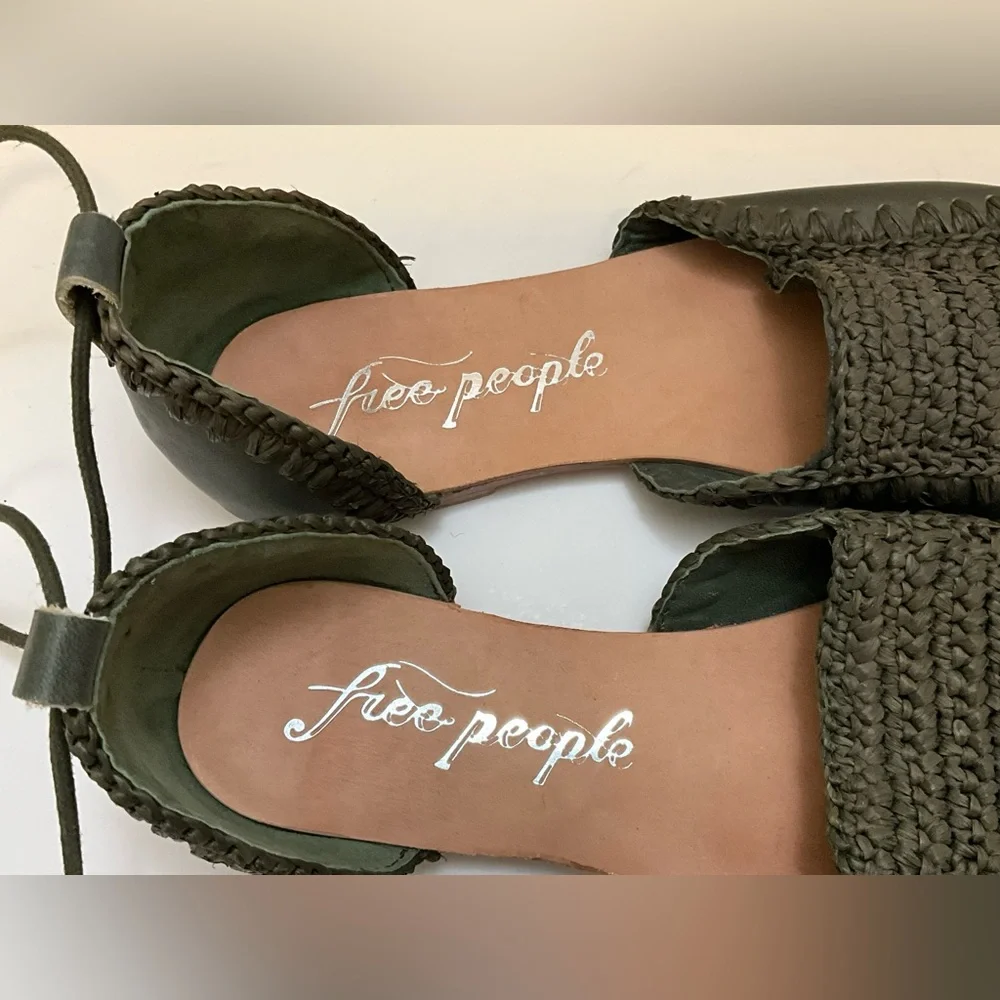 Free People Beaumont woven flat sandals 39 - Picture 10 of 14